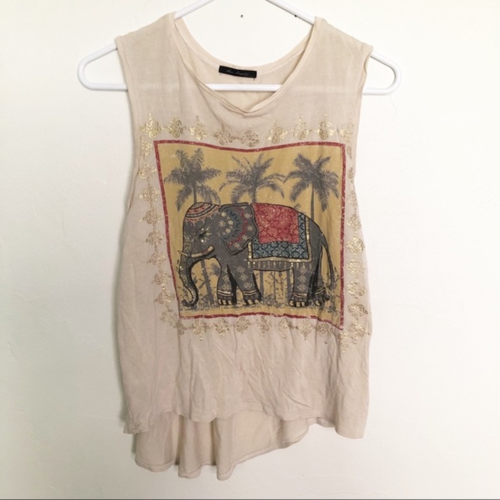 The classic | elephant high low tank top